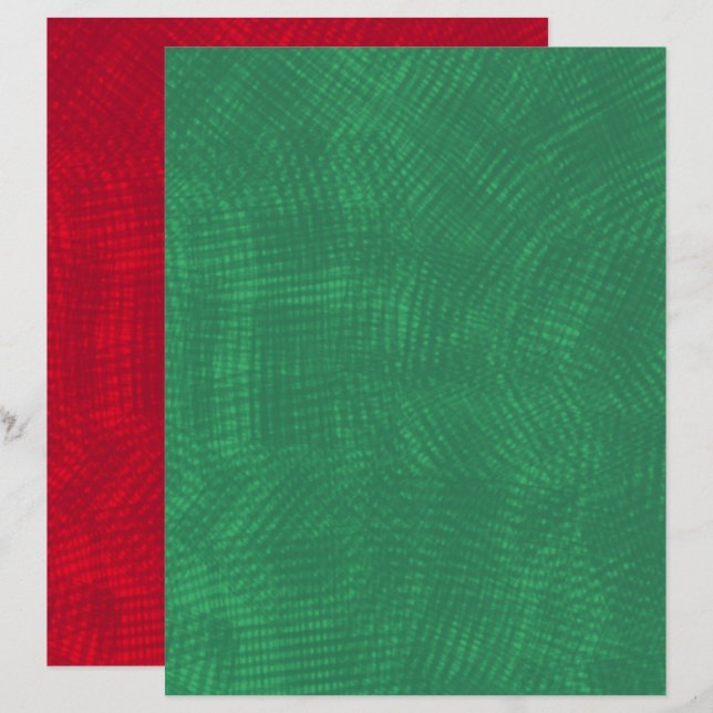 Couleurs de Noël Arrière - plan texturé (Devant / Derrière)