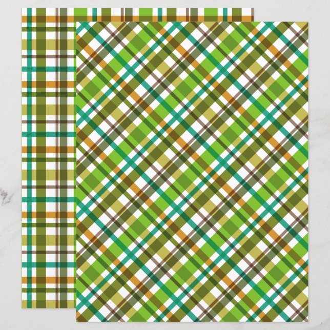 Couleurs de Noël utilisées (Devant / Derrière)