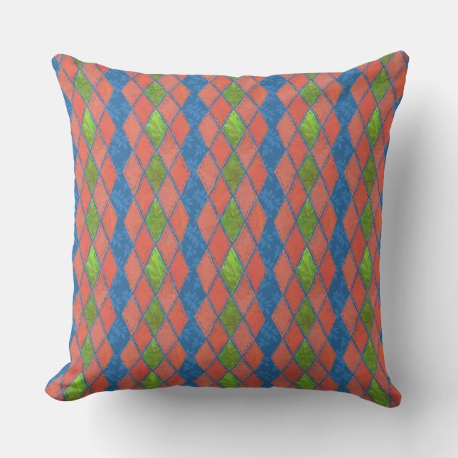 Couleurs de pavot Coussin ou coussin (Recto)