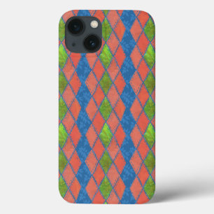 Couleurs de pavot Faux-patchwork coque ipad-Mate C