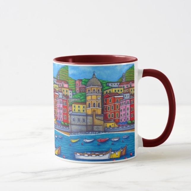 Couleurs de tasse de café de Vernazza (Droite)