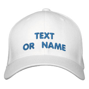 Couleurs de texte personnalisées Casquette de base