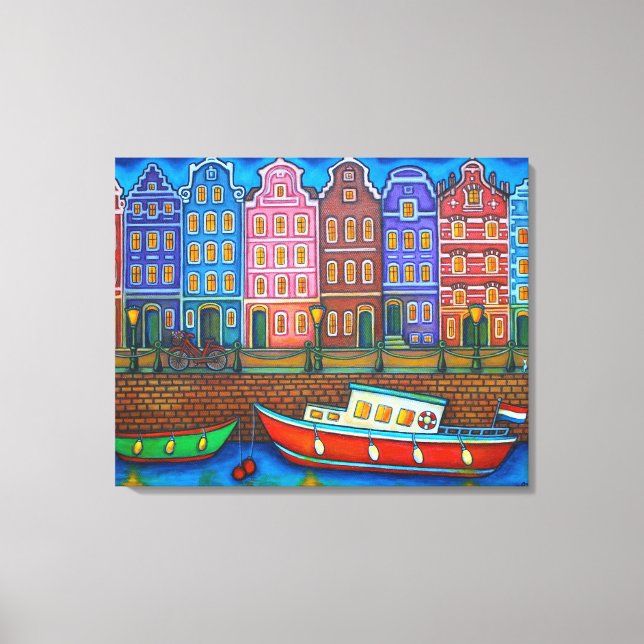Couleurs de toile d'Amsterdam étirée (Recto)