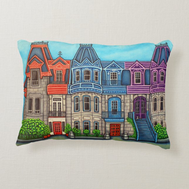 Couleurs du Coussin de Montréal (Dos)