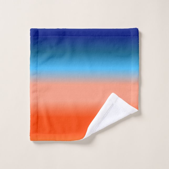 Couleurs du lever du soleil Dégradé (Gant de toilette)