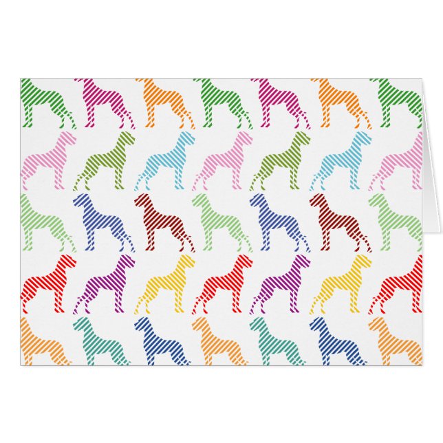Couleurs du motif Grand Danois (Devant Horizontal)