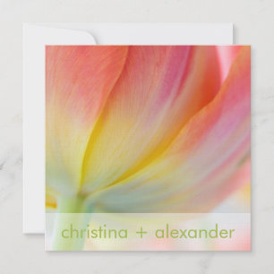 Couleurs du printemps ・ Faire-part de mariage