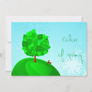 Couleurs du printemps, invitation