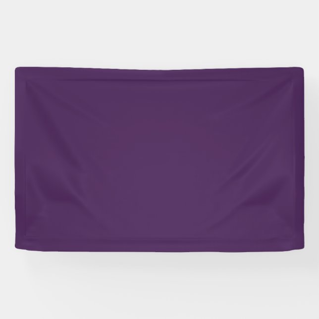 Couleurs éffrayantes - Bannière violette profonde (Horizontal)