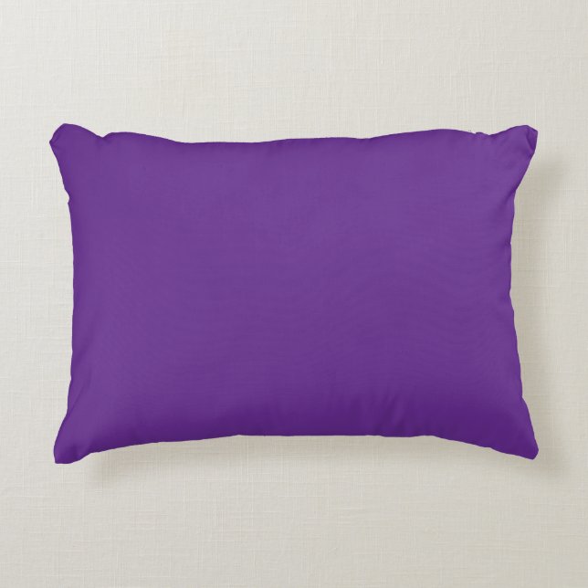 Couleurs éffrayantes - Coussin d'accents violets (Devant)