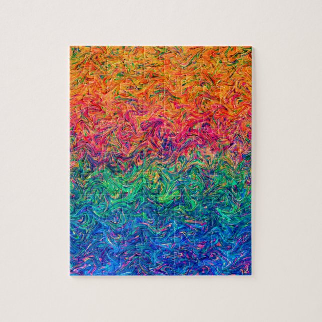 Couleurs fluides de puzzle (Vertical)