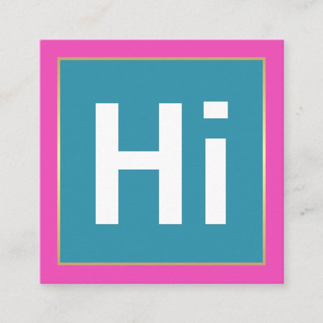 COULEURS HAUTES| CARTES DE VISITE (Devant)