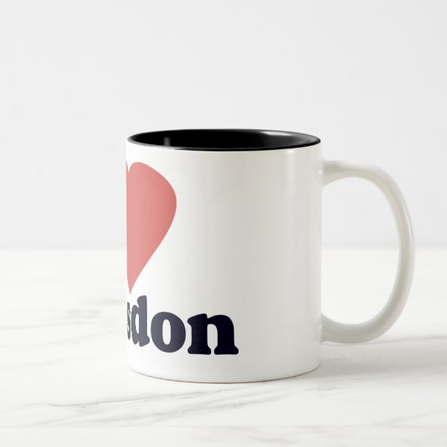 Couleurs J'aime la tasse 2 d'Earlsdon (Droit)