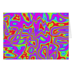 Couleurs liquides psychédéliques sauvages