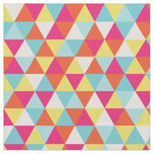 Couleurs lumineuses modernes géométriques Tissu