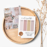 Couleurs Mariage or rose doux classique Carte Pale<br><div class="desc">Classy Soft Rose or couleurs Mariage Palette Card 2024</div>