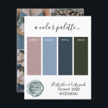 Couleurs Mariages bleu et rose poussiéreux Palette<br><div class="desc">Couleurs Mariages bleu et rose poussiéreux Palette Card 2023</div>