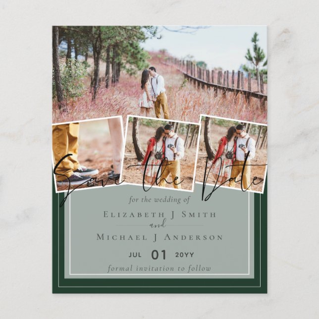 Couleurs Mariages tendance Vert Sage Olive BUDGET (Devant)