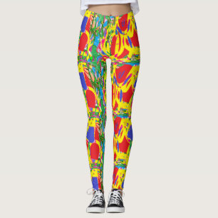 Couleurs mélangées type arty leggings style bohème