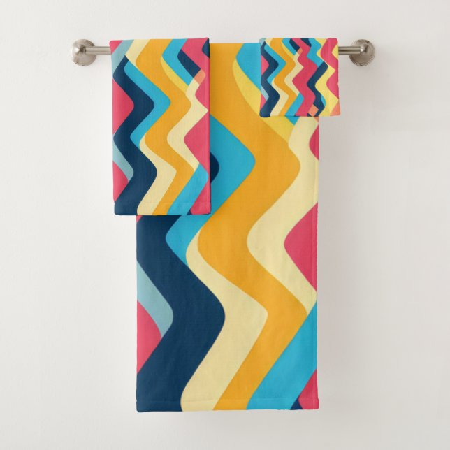 Couleurs ondulées en zigzag (En situation)