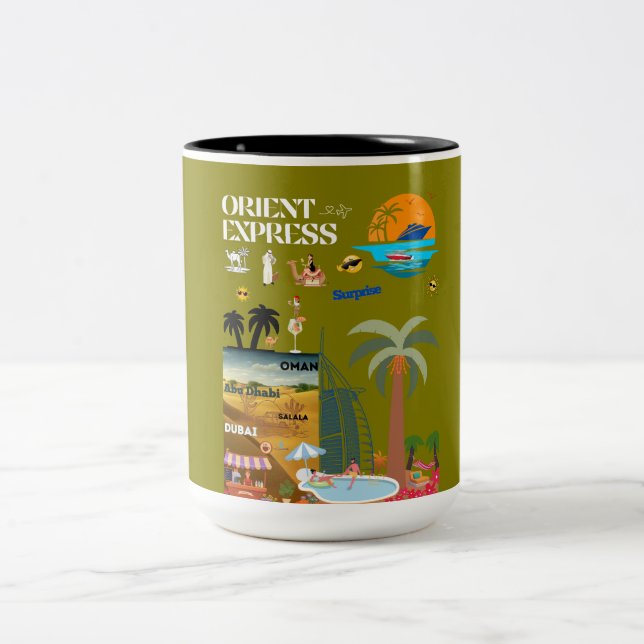 Couleurs Orient Express Classique, tasse blanche, 325 ml 2 (Centre)