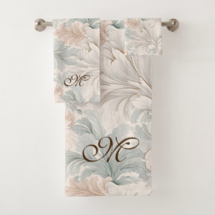 Couleurs pastel délicats motifs floraux ornementau