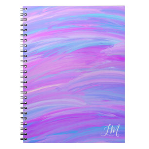 Couleurs peintes Carnet photo spirale personnalisé