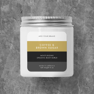 Couleurs personnalisées Étiquette de produit Bloc 