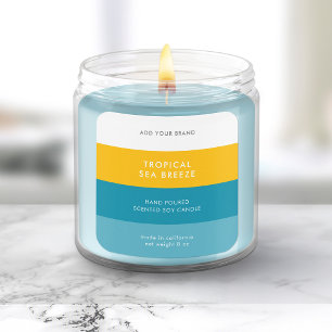 Couleurs personnalisées Étiquette de produit Bloc