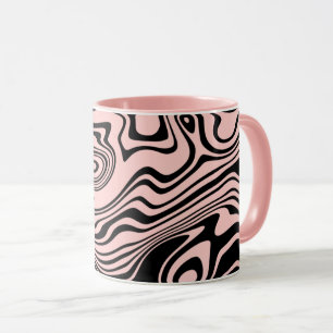 Couleurs personnalisées Mug Art Design - Rose