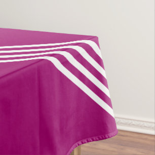 Couleurs Personnalisées Nappe Blancs - Violet