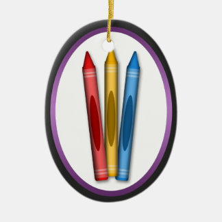 Couleurs primaires Crayons - Cadeau pour ornement 
