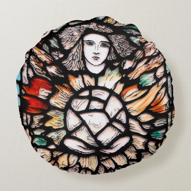 Couleurs puissantes autour de coussins polyester (Dos)