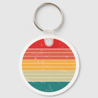 couleurs rétro porte-clés mignon