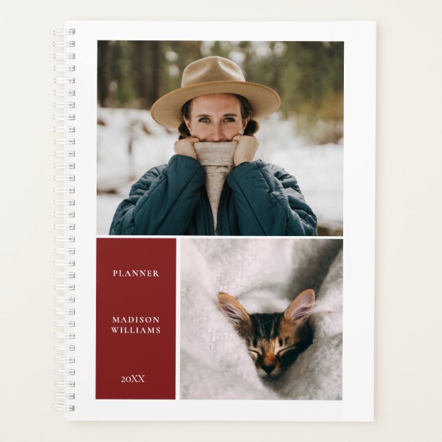 Couleurs simples Falu cadre rouge photo Planneur (Devant)