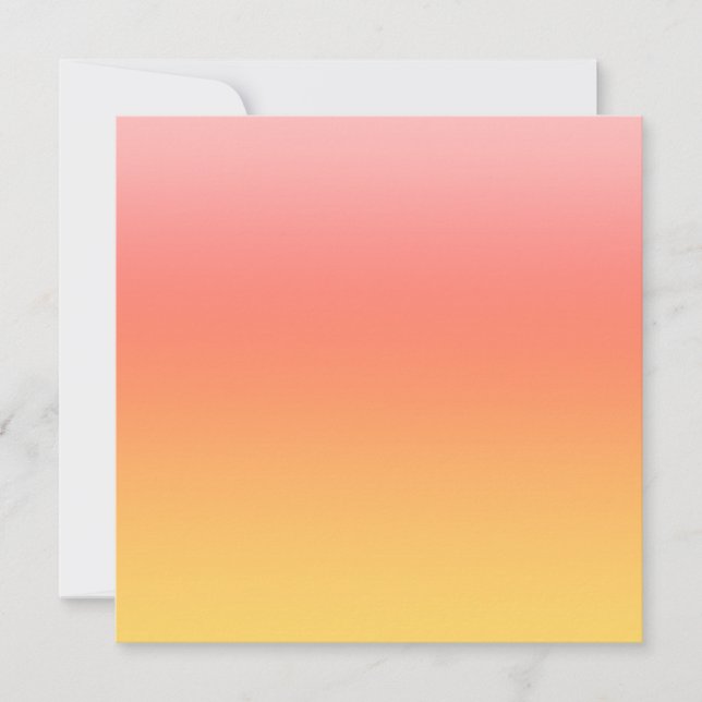 Couleurs simples - Jaune à Misty Pink ombre (Devant)