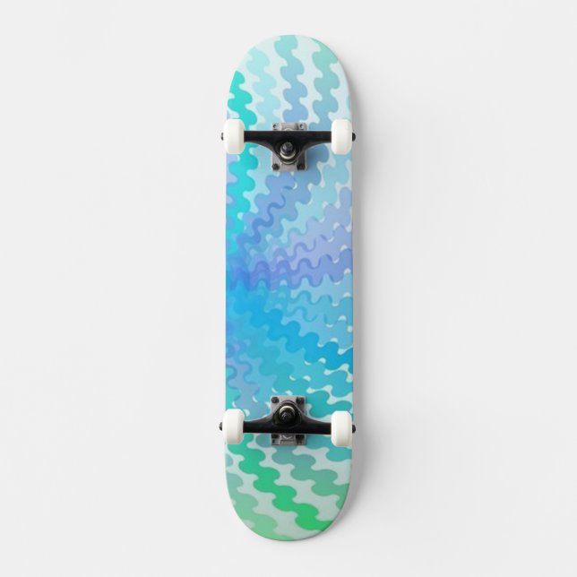 Couleurs spirales cool Skateboard (Recto)