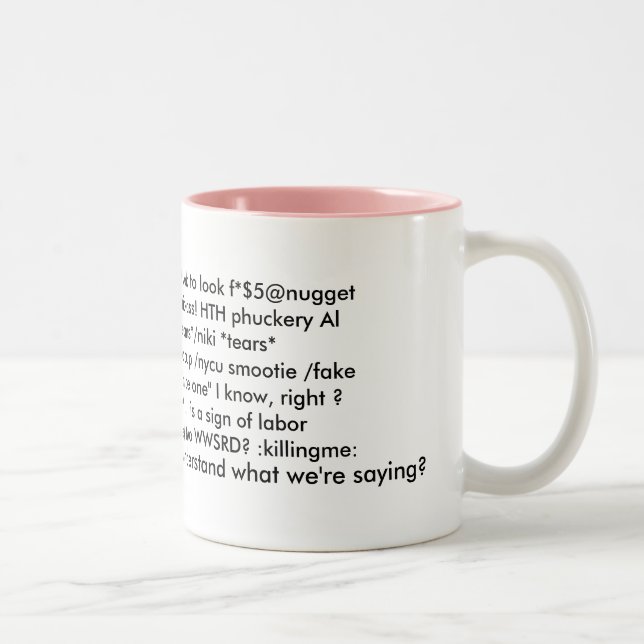Couleurs Tasse 2 d'énonciations - (Droit)