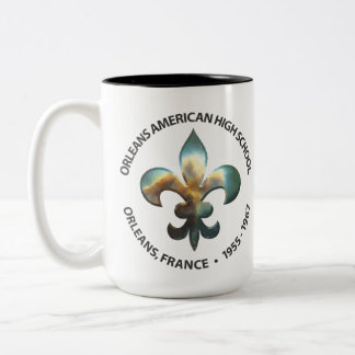 Couleurs Tasse 2 d'OHS Fleur-De-lis