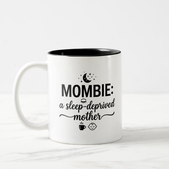 Couleurs Tasse 2 tons Mombie Morning Fuel (Gauche)