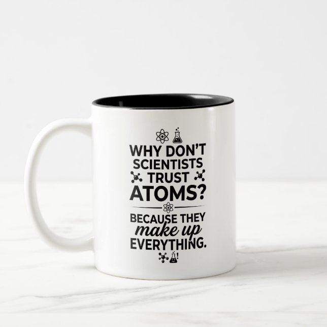 Couleurs Tasse à blagues de papa drôles 2 tons Perk (Gauche)