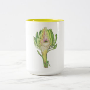 Couleurs Tasse de ton de la tranche 2 d'artichaut (1