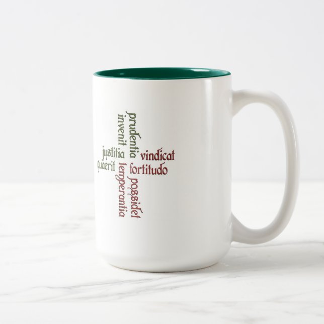 Couleurs Tasse de ton des vertus cardinales 2 (Droit)