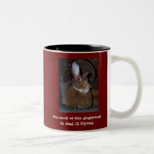 Couleurs Tasse désapprobatrice 2 de lapins