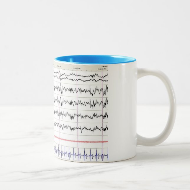 Couleurs Tasse du sommeil EEG - sommeil de l'étape 2 (Droit)