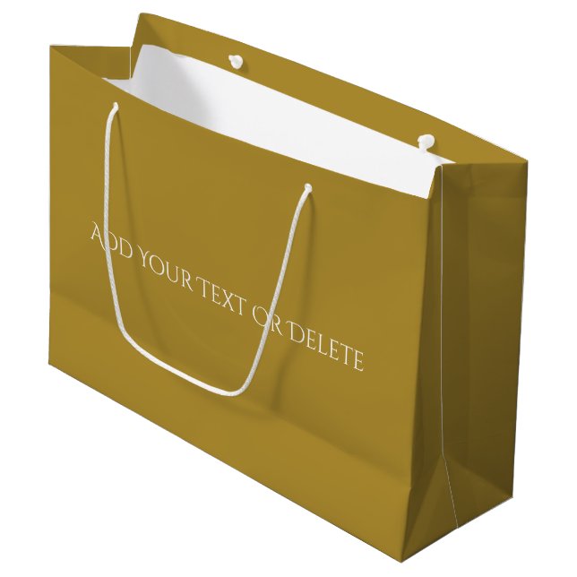 Couleurs tendance - Sac cadeau Olive Sunny (Devant Angle)