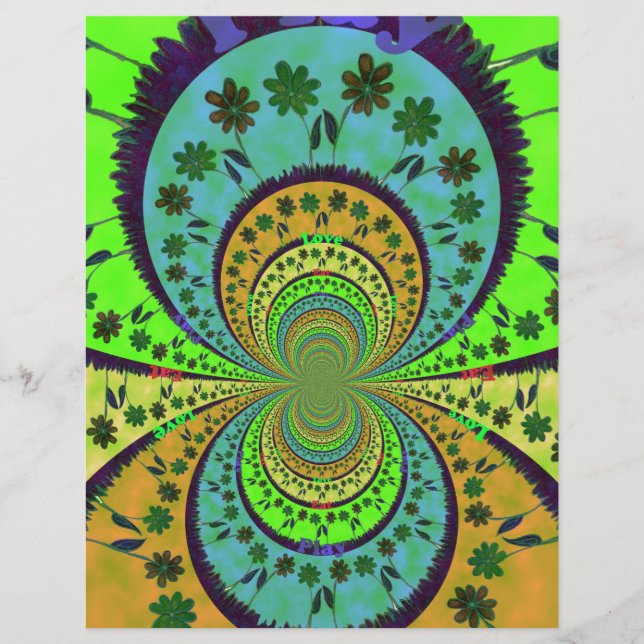 Couleurs traditionnelles africaines Kaleidoscope A (Devant)
