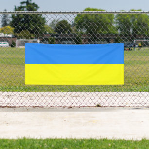 Couleurs ukrainiennes, drapeau d'Ukraine Bannière