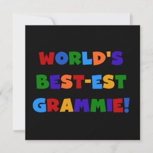 Couleurs vives les meilleurs cadeaux Grammie du mo