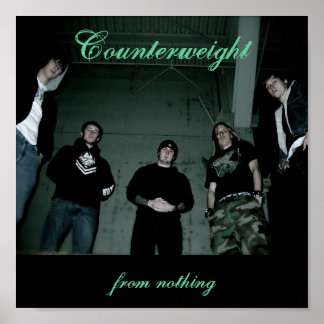 Counterweight semicircle poster